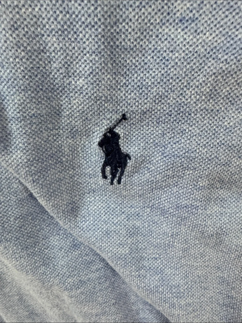 Polo by Ralph Lauren Light Blue Classic Polo Shirt with Navy Pony